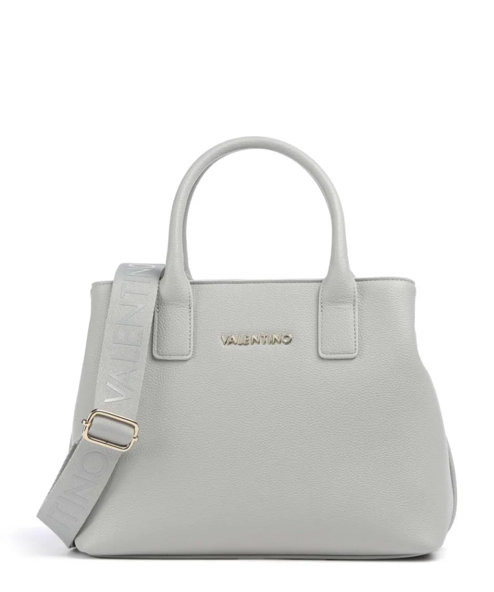 Never Handtasche Lederimitat hellgrau