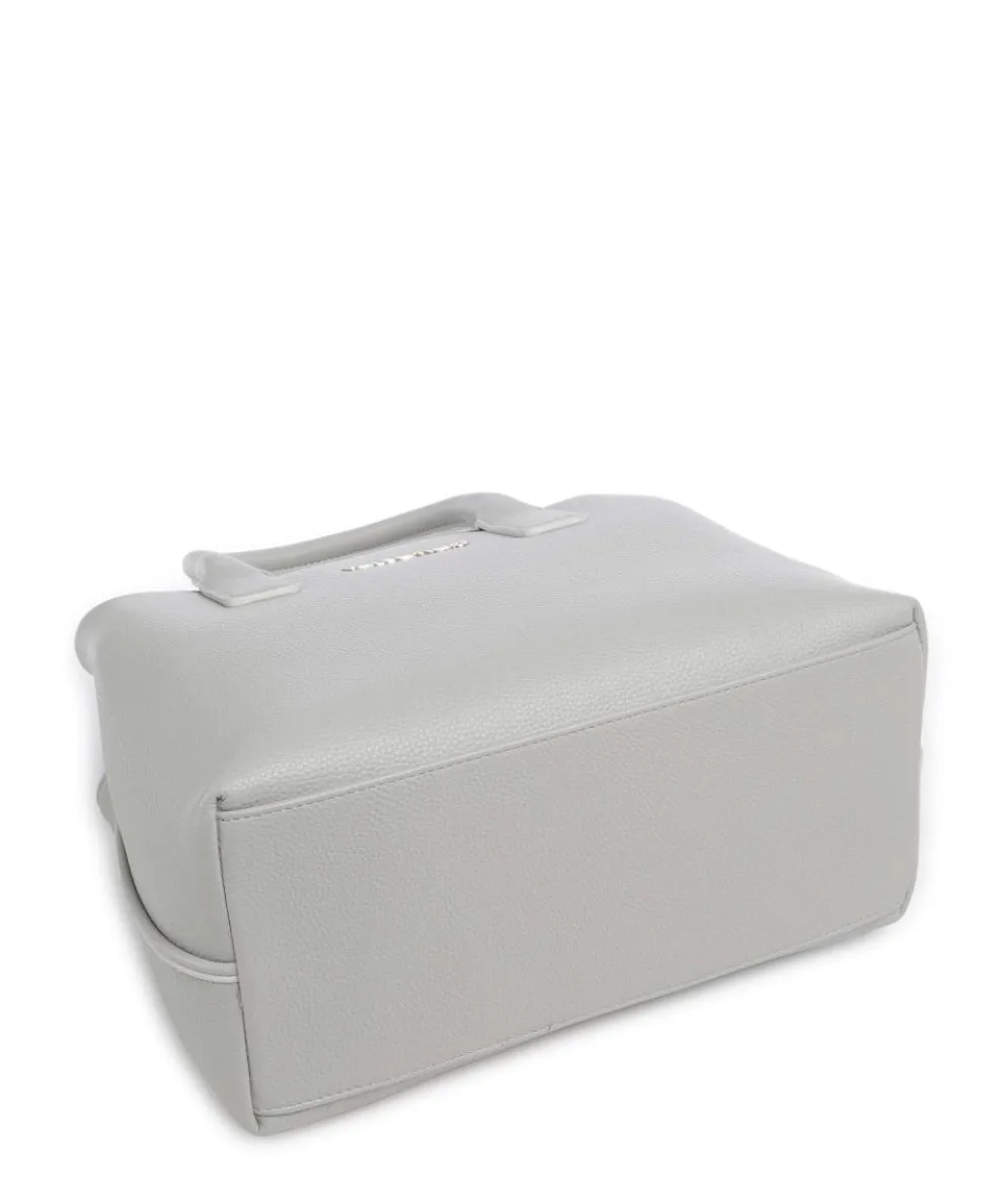 Never Handtasche Lederimitat hellgrau