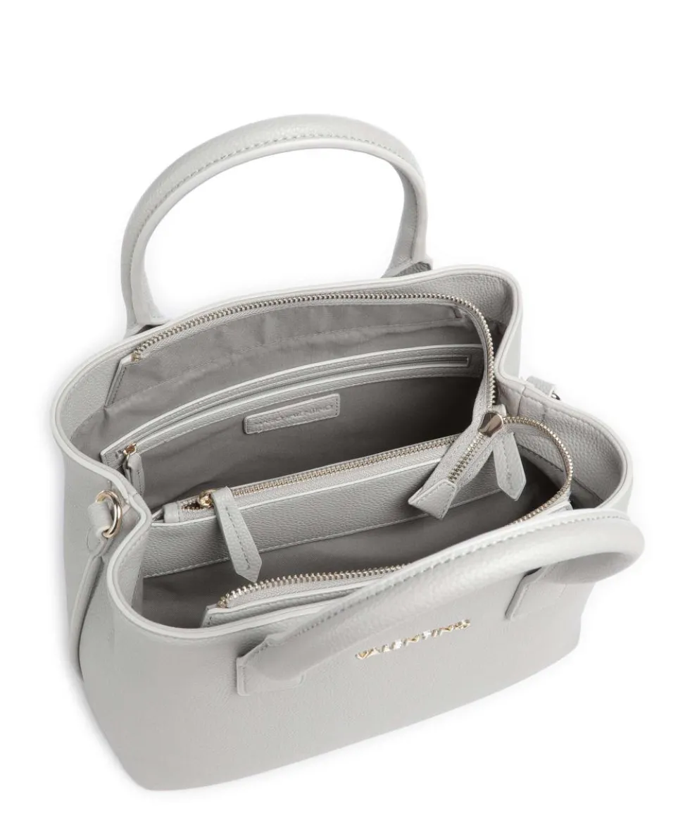 Never Handtasche Lederimitat hellgrau