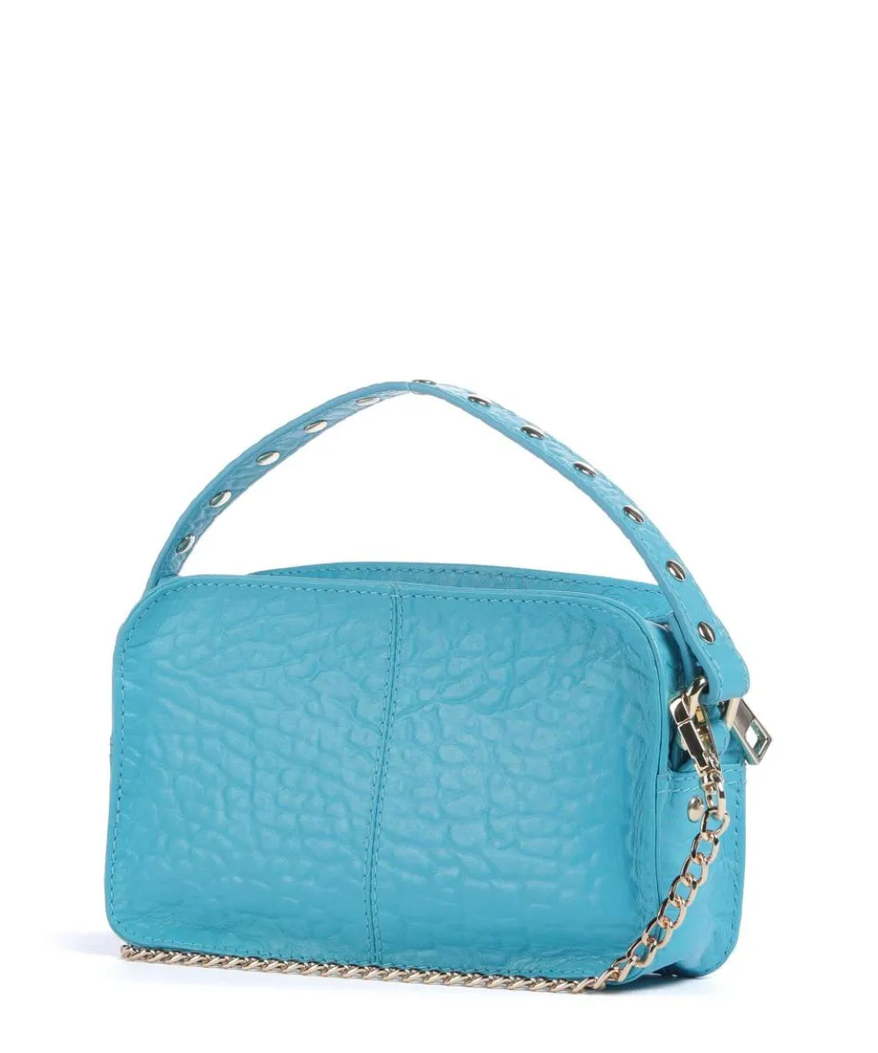 New Zealand Helena Umhängetasche geprägtes Leder blau