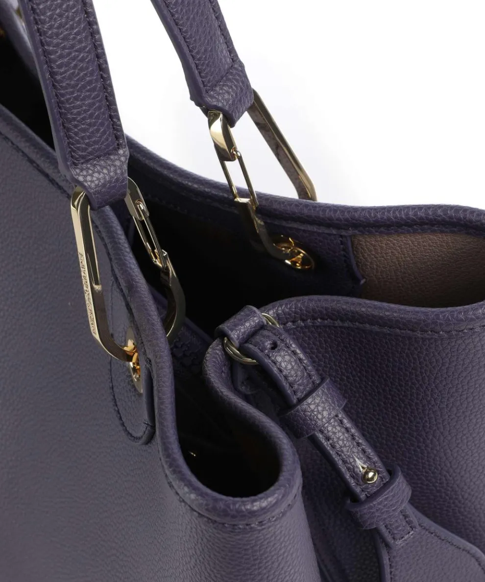 My EA Handtasche Lederimitat dunkelblau