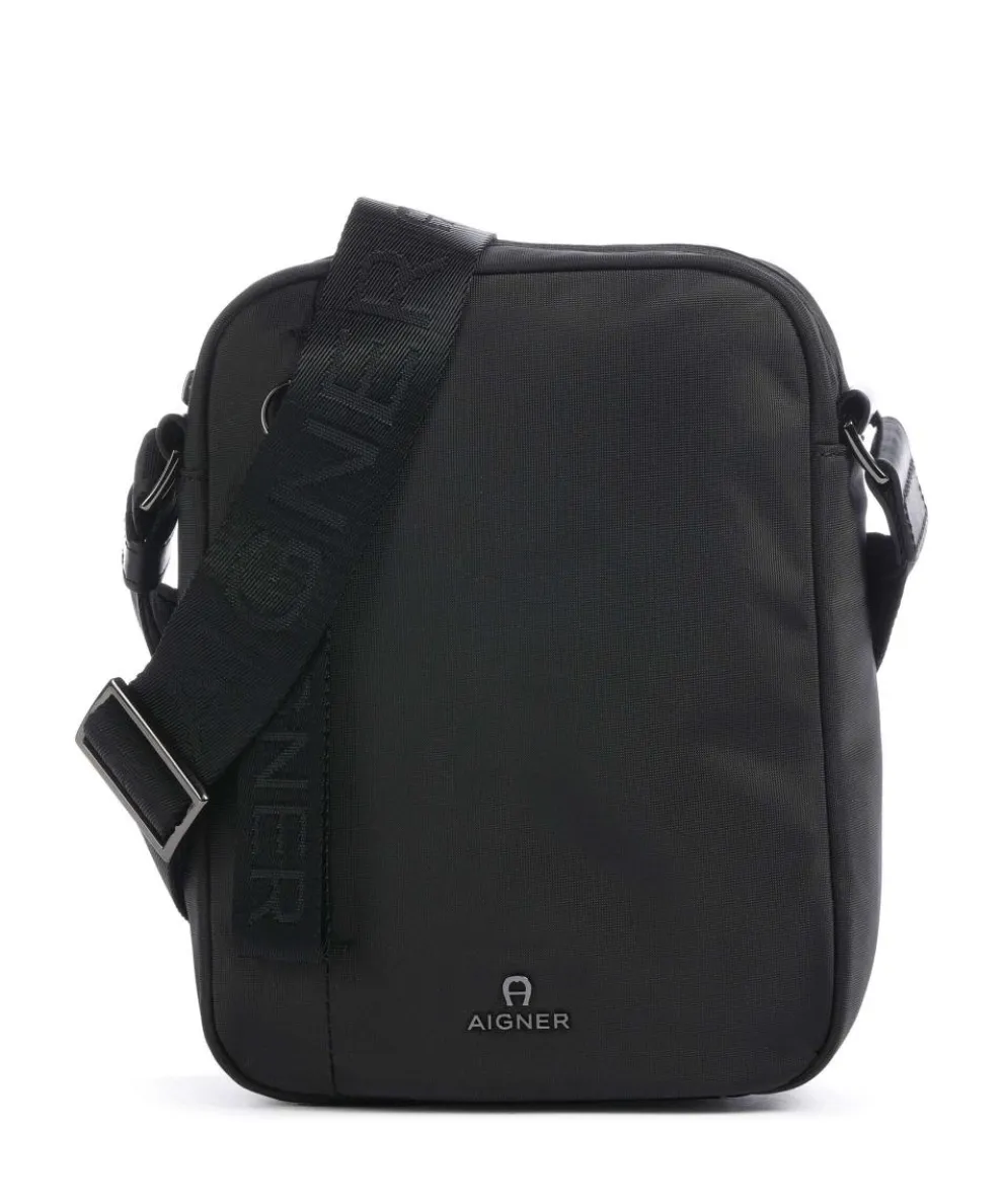 Nico S Umhängetasche Nylon schwarz