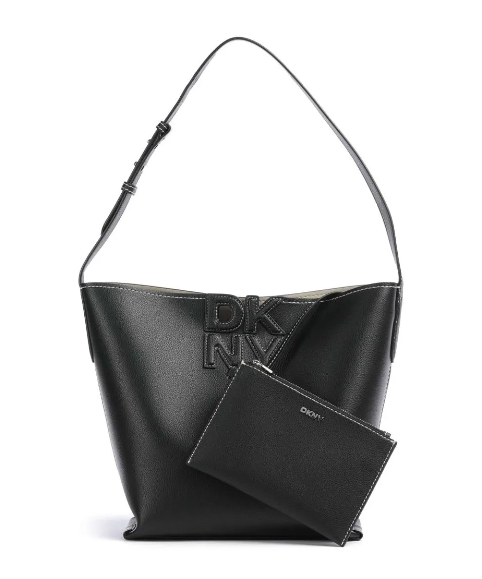 Nicole Beuteltasche Lederimitat schwarz