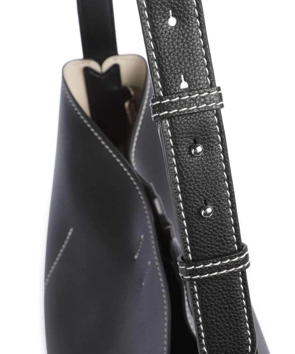 Nicole Beuteltasche Lederimitat schwarz