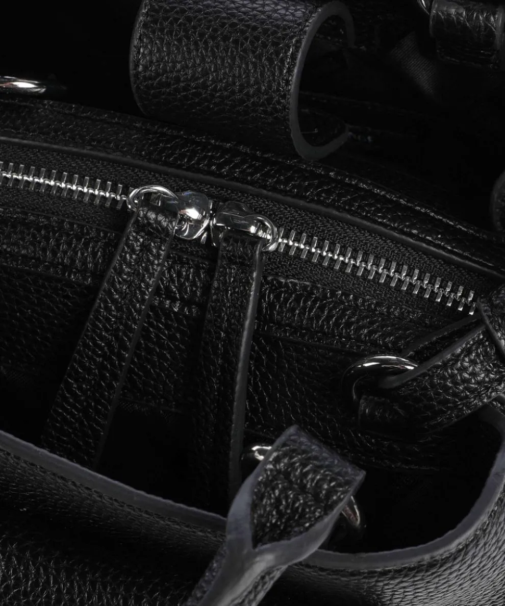 Nicole S Handtasche Lederimitat schwarz