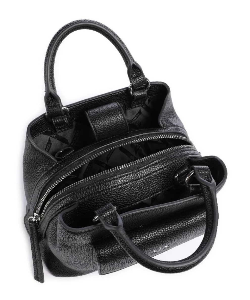 Nicole S Handtasche Lederimitat schwarz