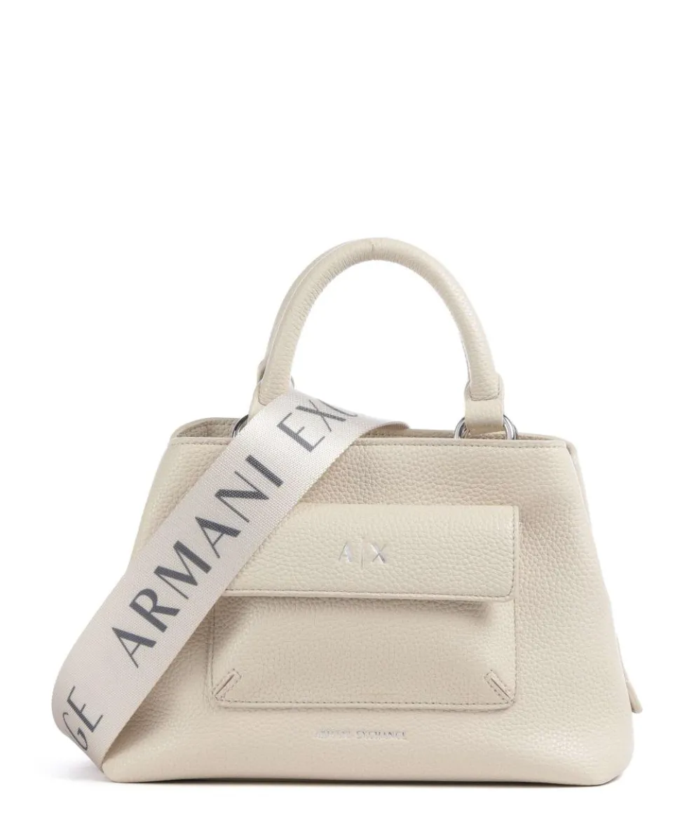 Nicole S Handtasche Lederimitat creme