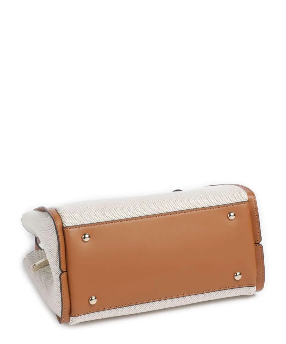 Nicolette Handtasche Textil, Polyurethane elfenbein/braun