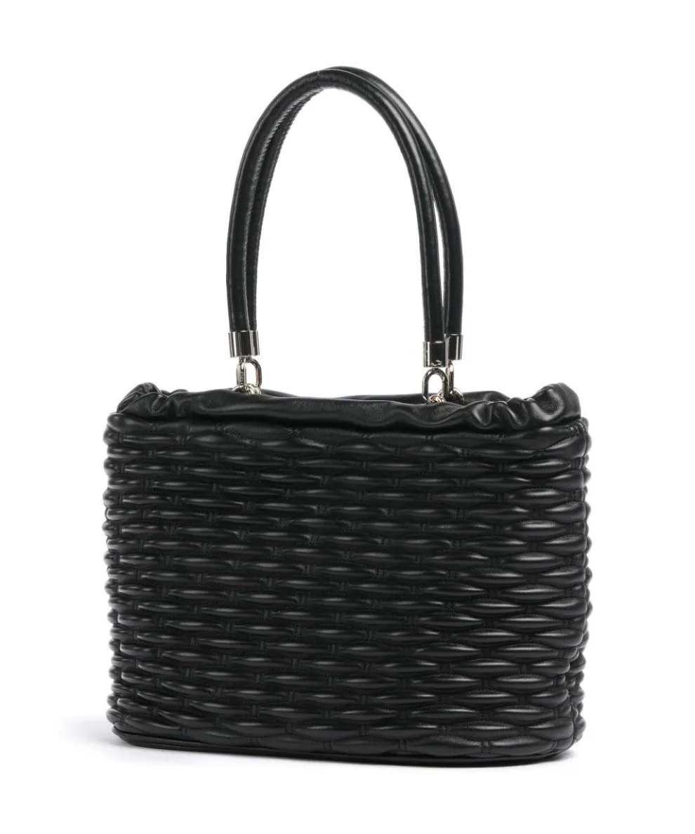 Nido M Schultertasche Nappa Kalbsleder schwarz