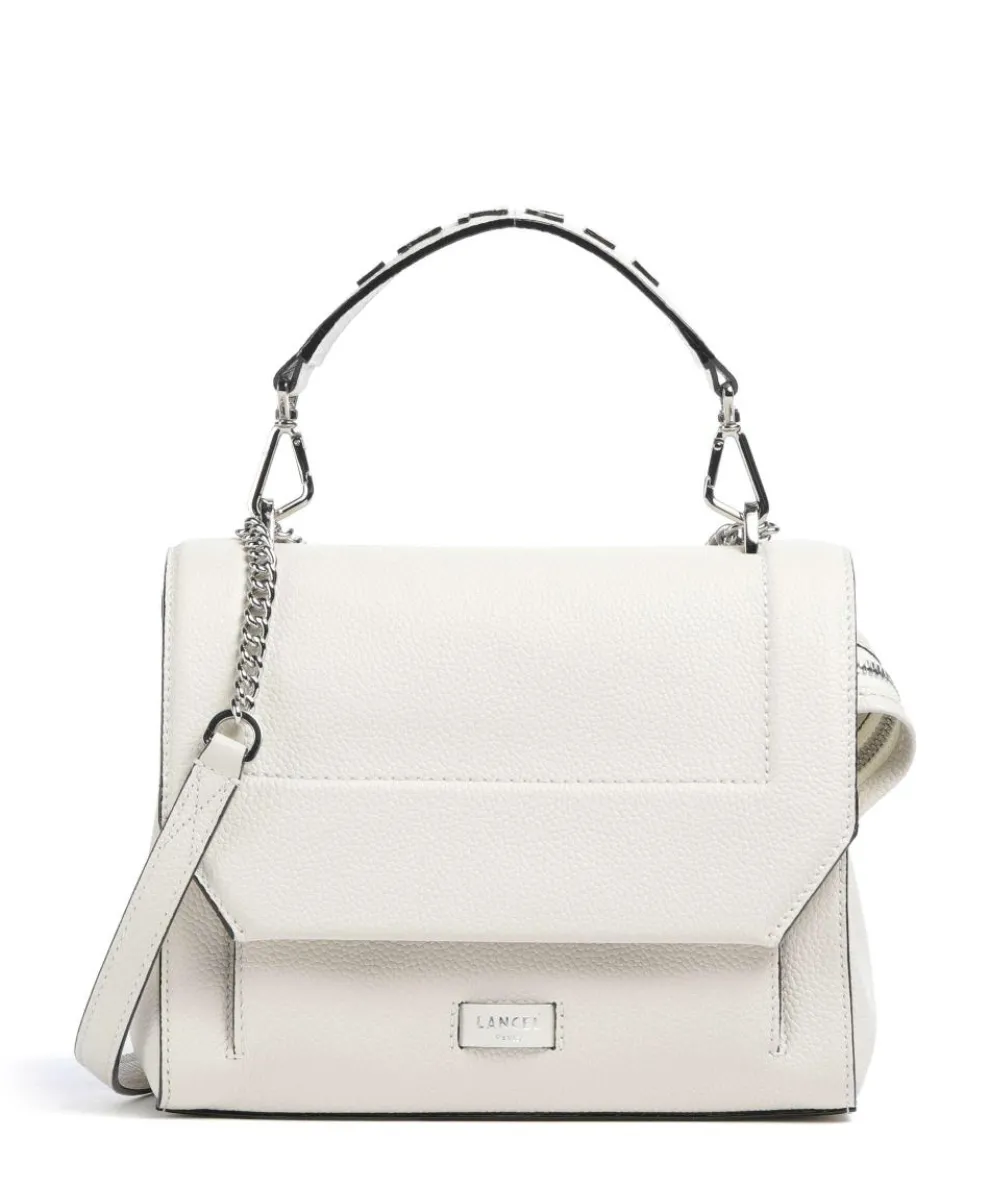 Ninon M Schultertasche genarbtes Rindsleder elfenbein