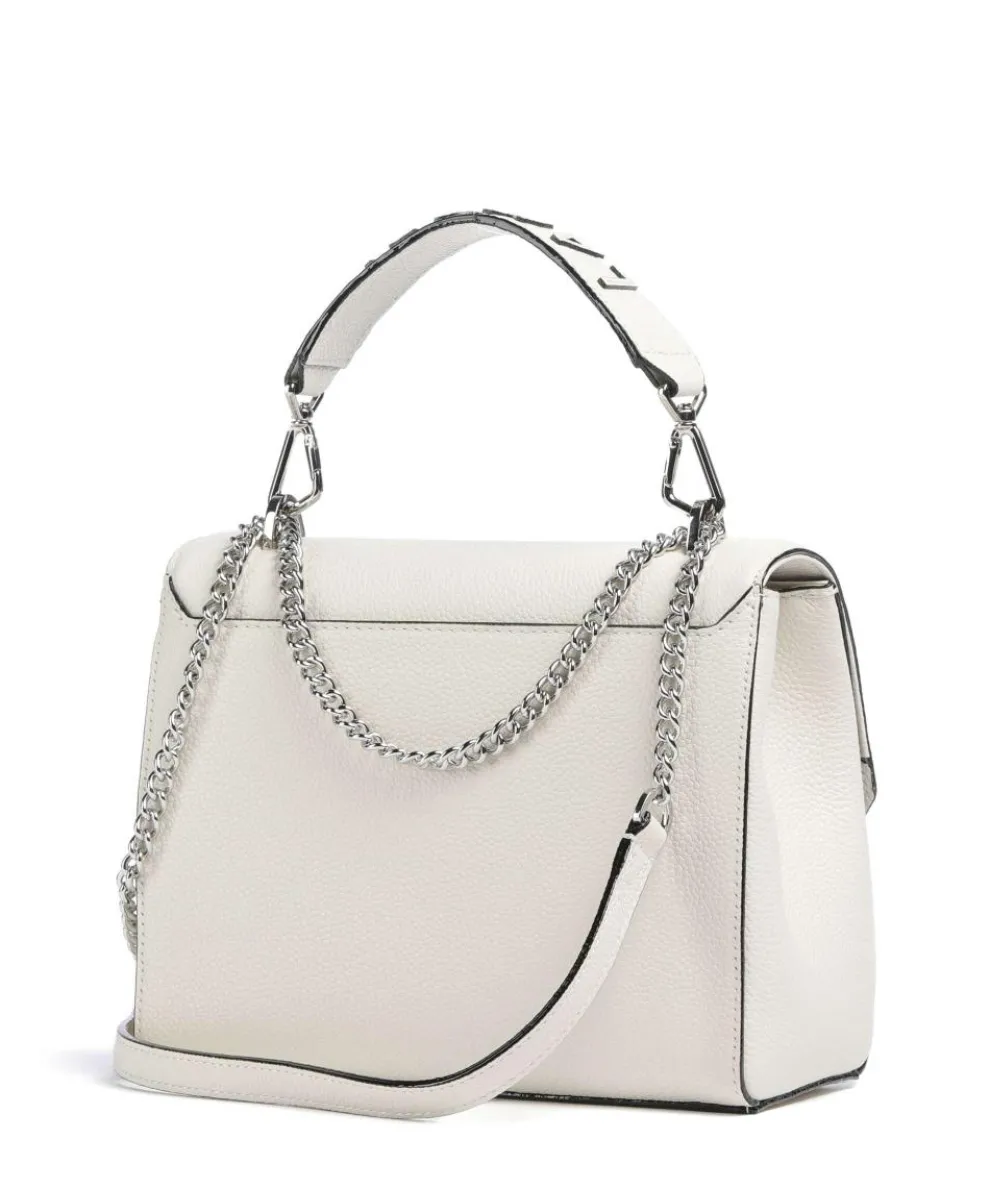 Ninon M Schultertasche genarbtes Rindsleder elfenbein