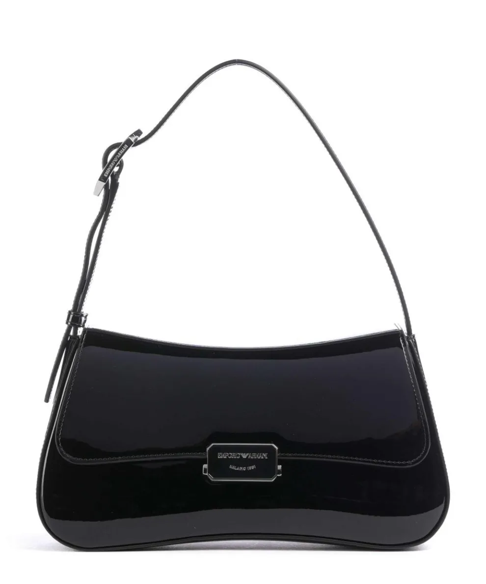 Cassandra Schultertasche Lederimitat schwarz