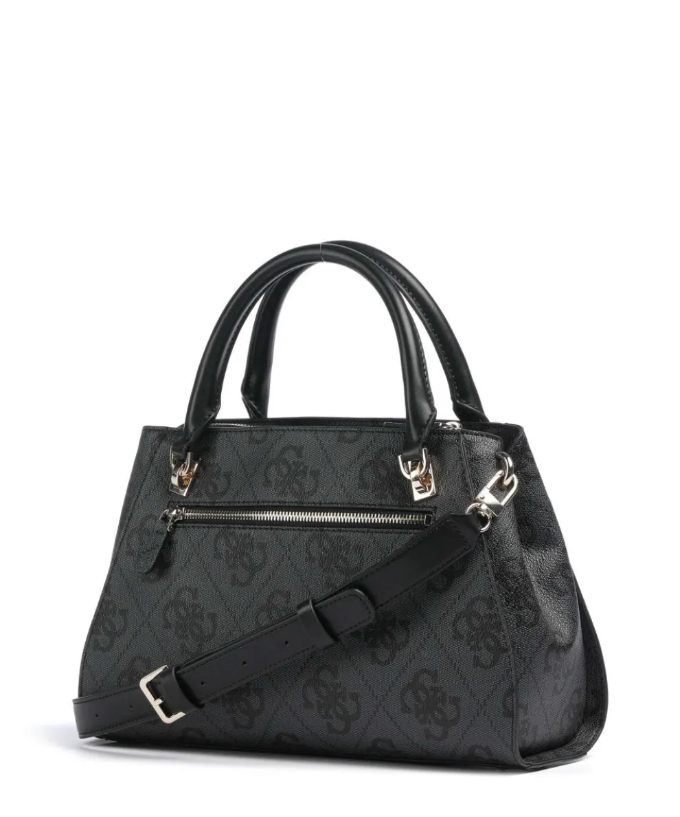 Noelle 4G Logo Handtasche Lederimitat dunkelgrau