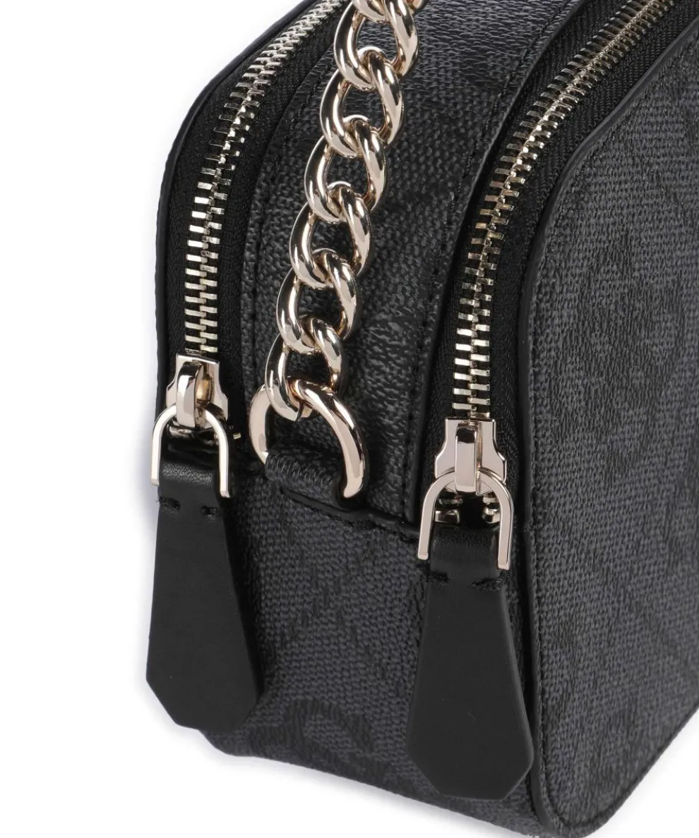 Noelle 4G Logo Umhängetasche Lederimitat dunkelgrau