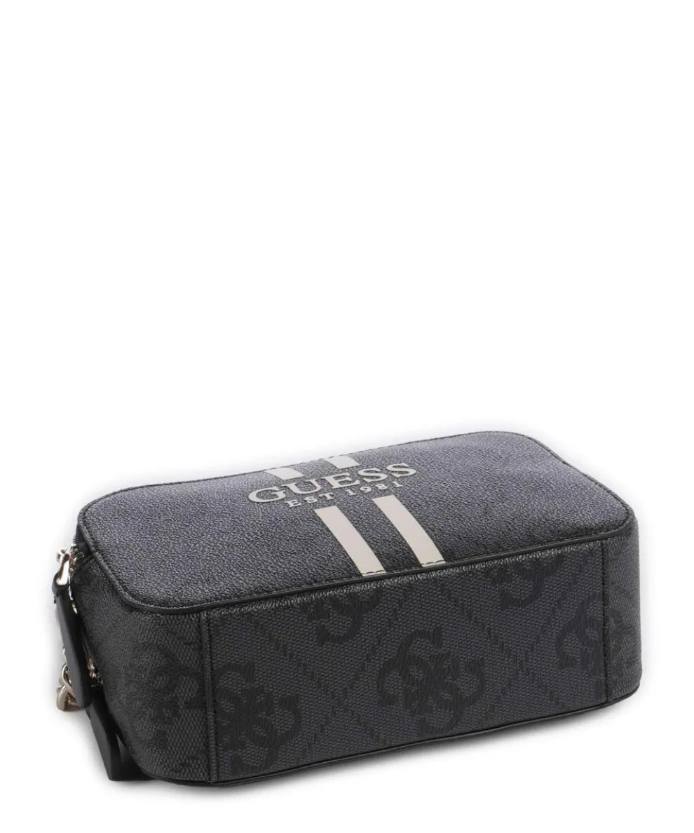 Noelle 4G Logo Umhängetasche Lederimitat dunkelgrau