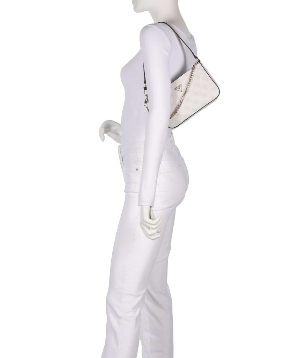 Noelle Mini Schultertasche Lederimitat weiß