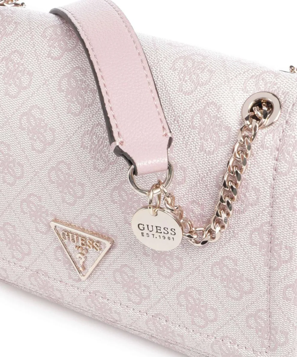 Noelle Schultertasche Lederimitat rosa