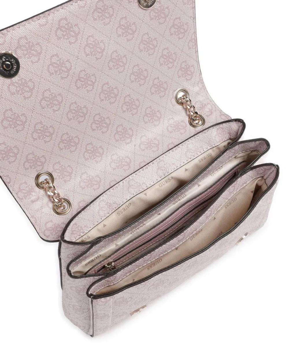 Noelle Schultertasche Lederimitat rosa