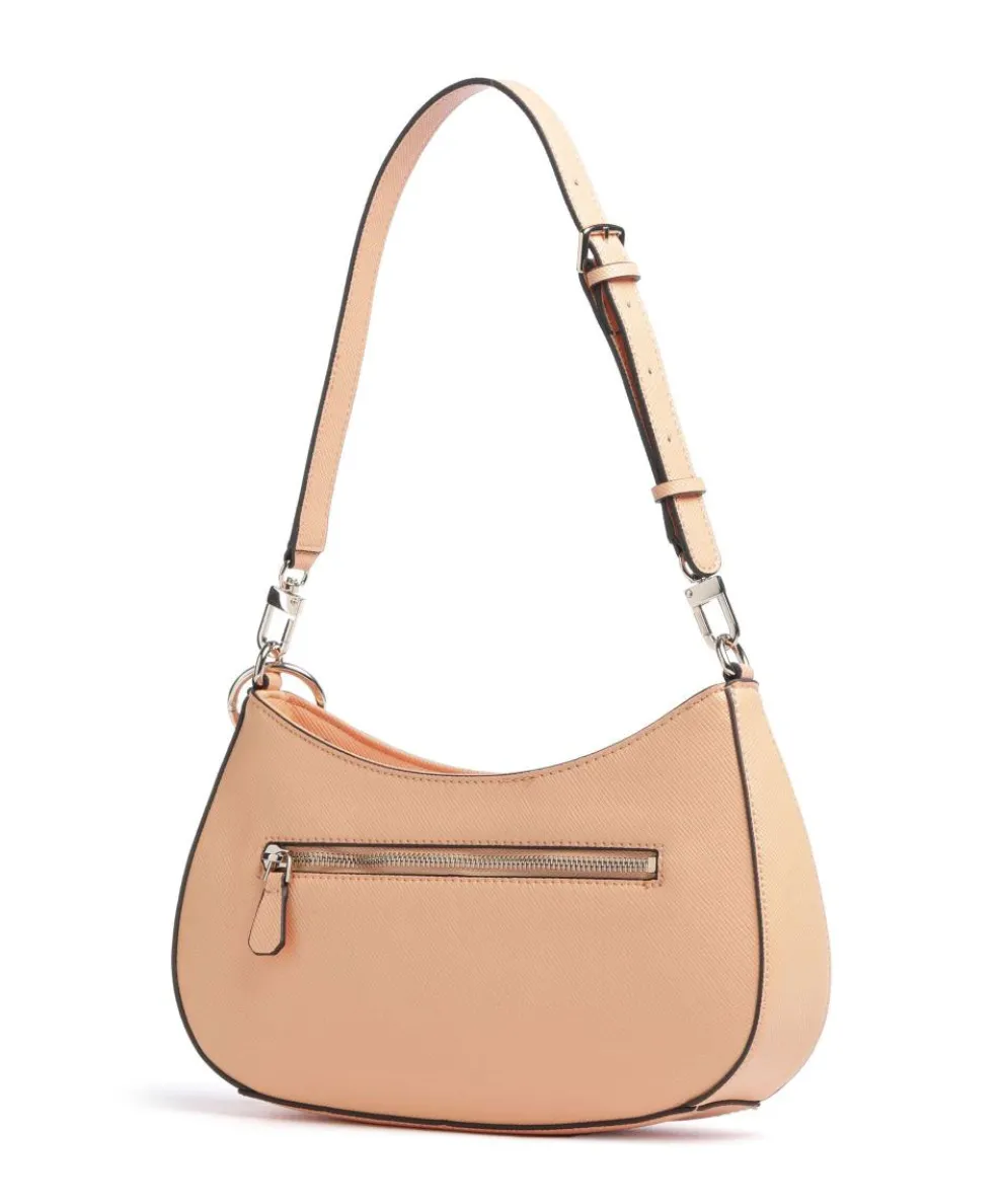 Noelle Schultertasche Lederimitat apricot