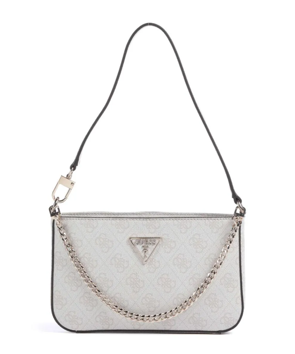 Noelle Schultertasche Lederimitat elfenbein