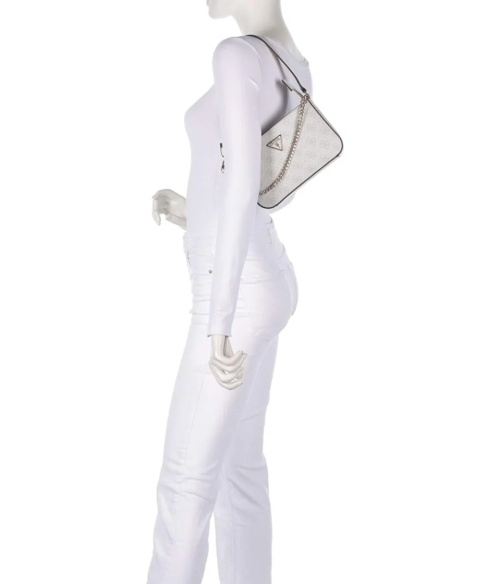 Noelle Schultertasche Lederimitat elfenbein