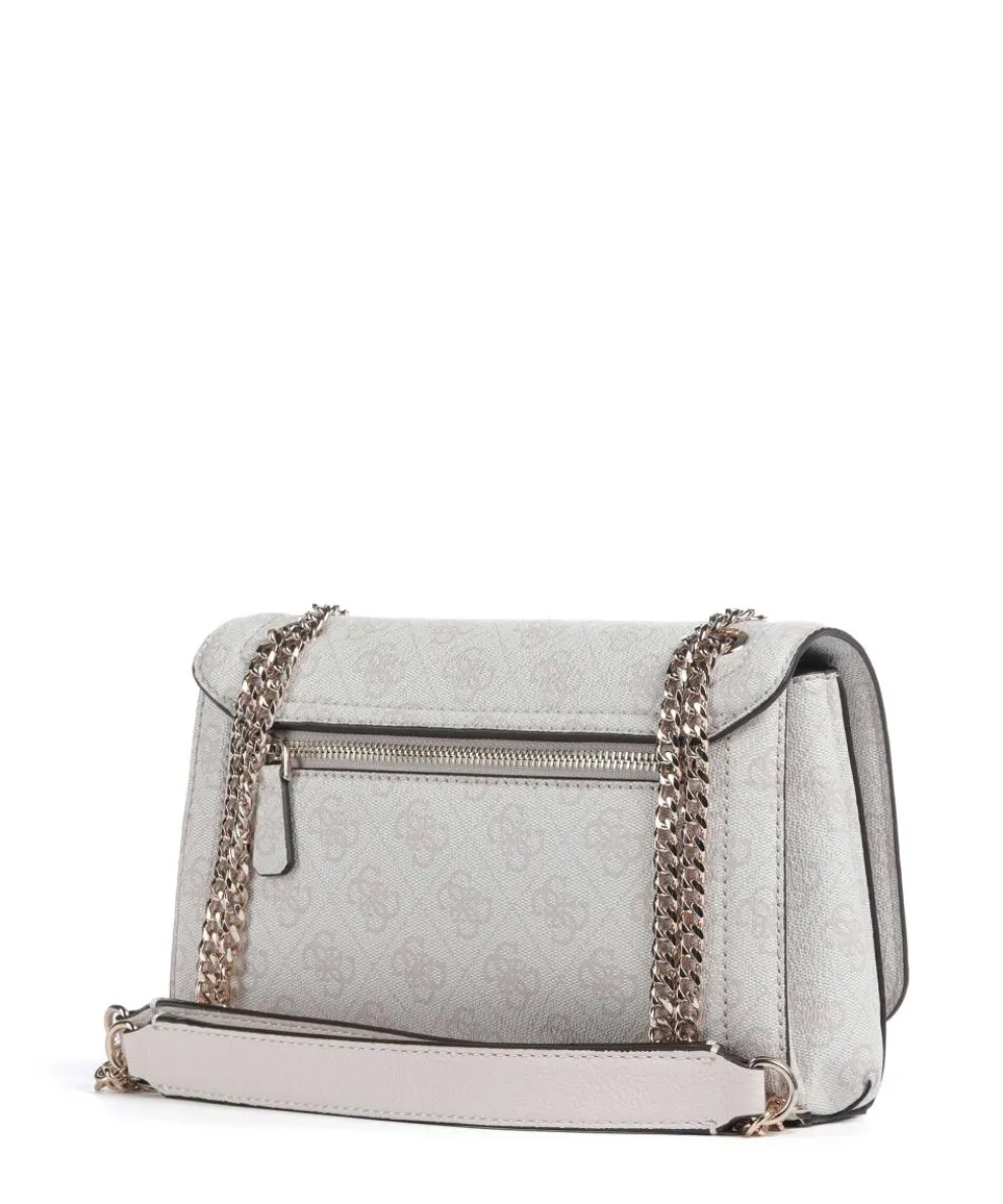 Noelle Schultertasche Lederimitat elfenbein