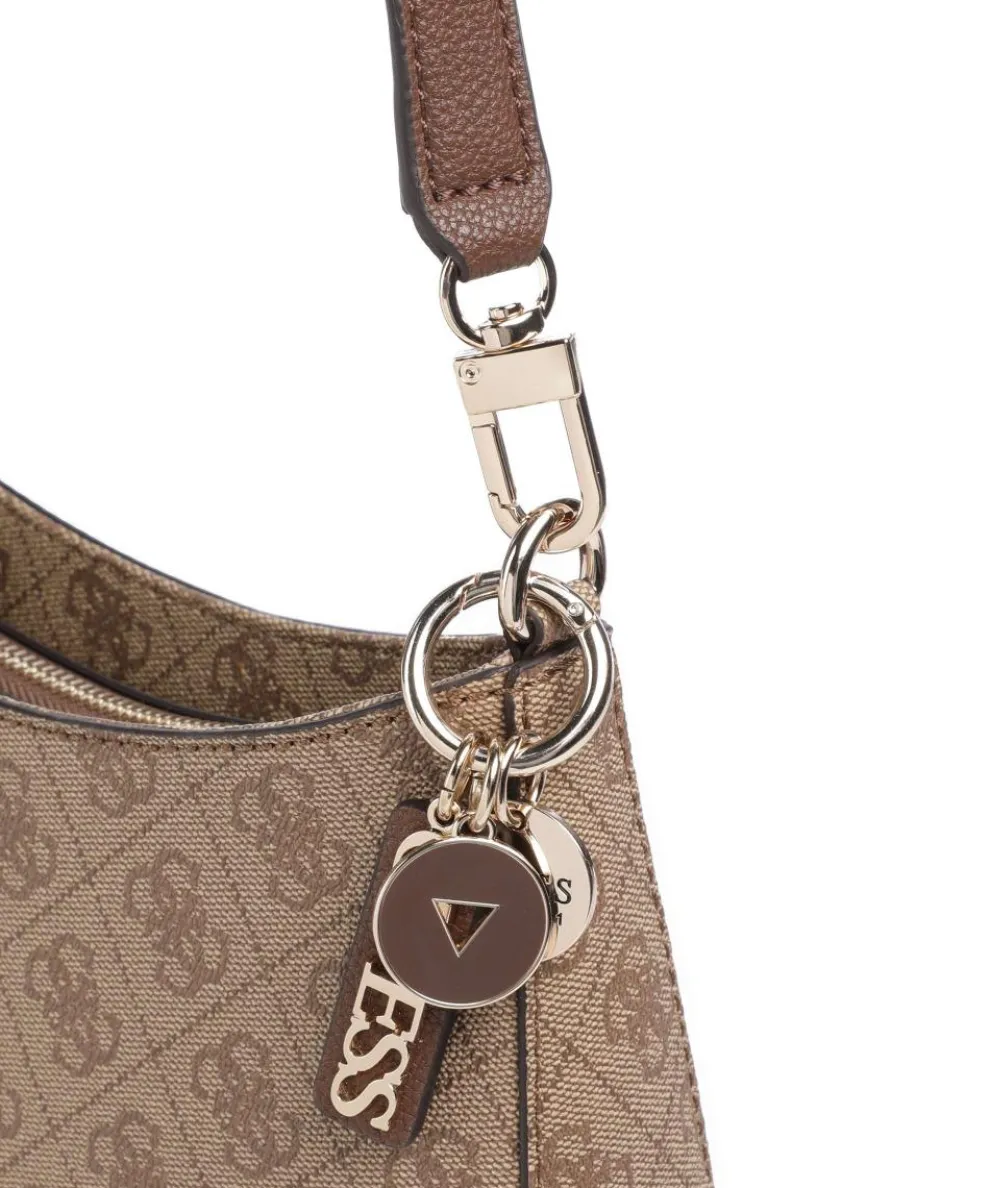 Noelle Schultertasche Lederimitat hellbraun