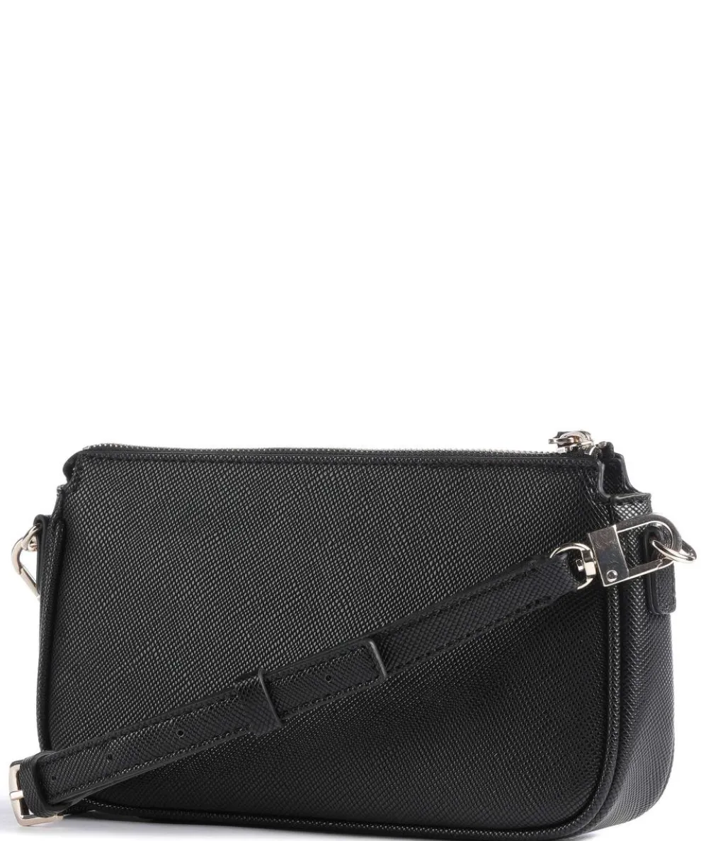 Noelle Schultertasche Lederimitat schwarz