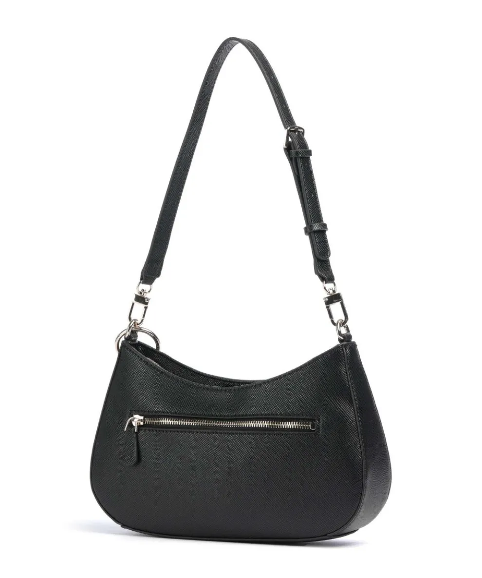 Noelle Schultertasche Lederimitat schwarz