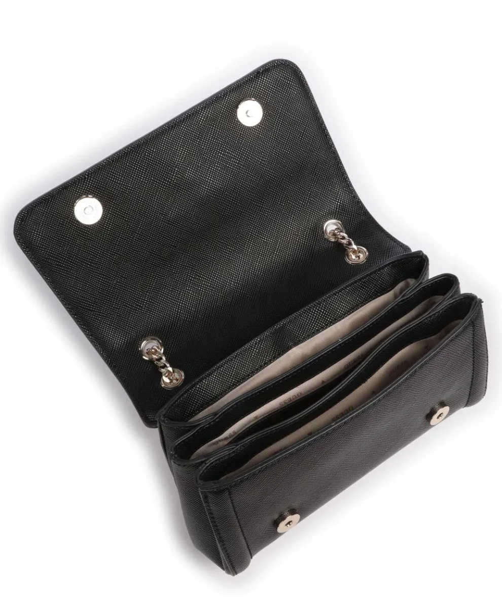 Noelle Schultertasche Lederimitat schwarz