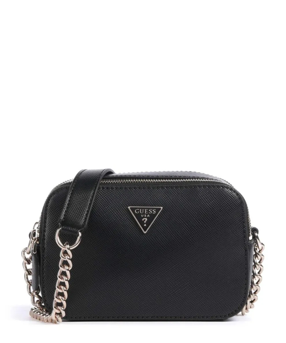 Noelle Umhängetasche Lederimitat schwarz