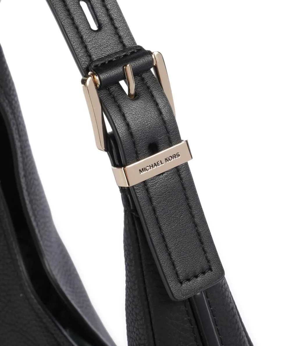 Nolita Beuteltasche genarbtes Rindsleder schwarz