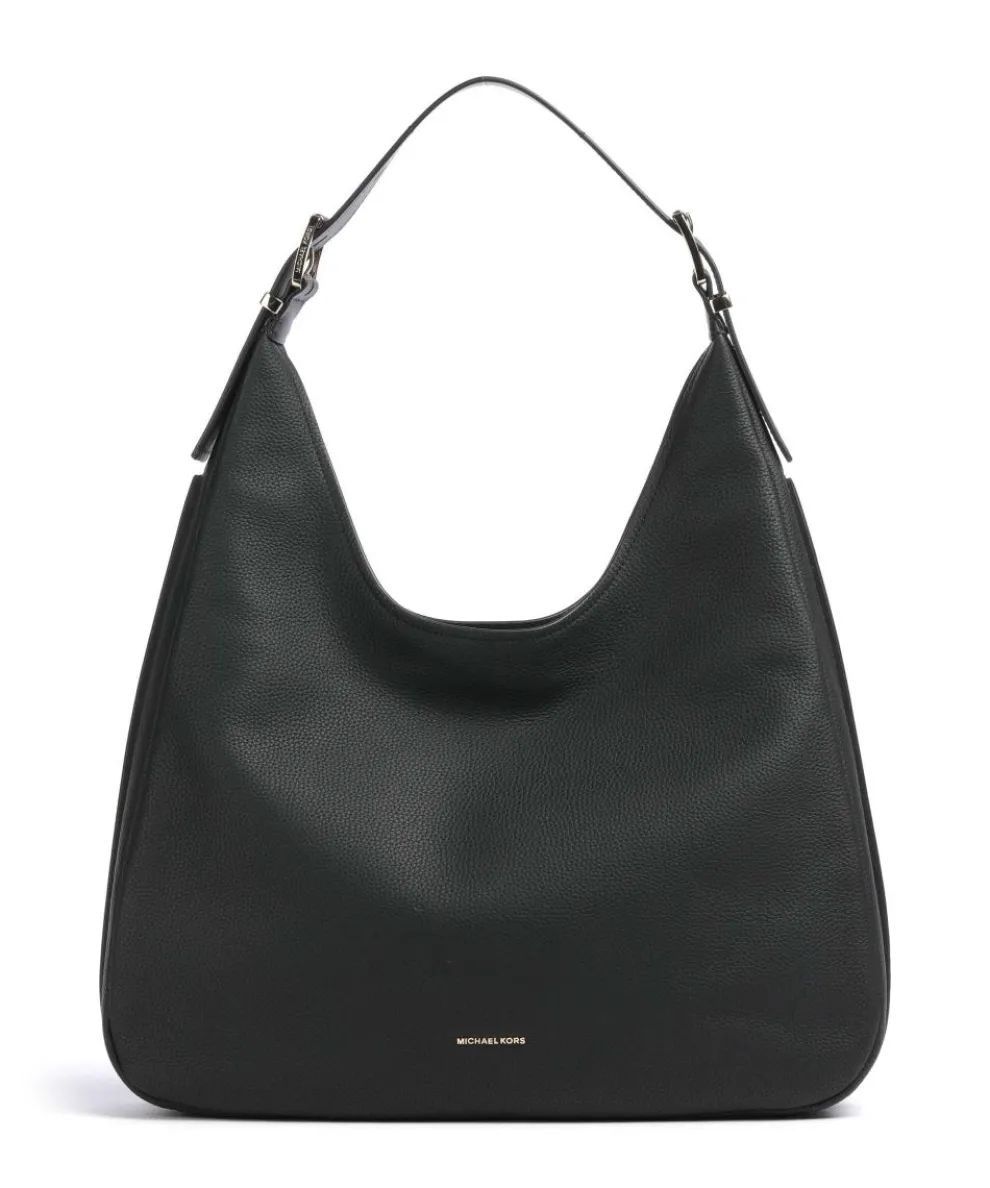 Nolita Beuteltasche genarbtes Rindsleder schwarz