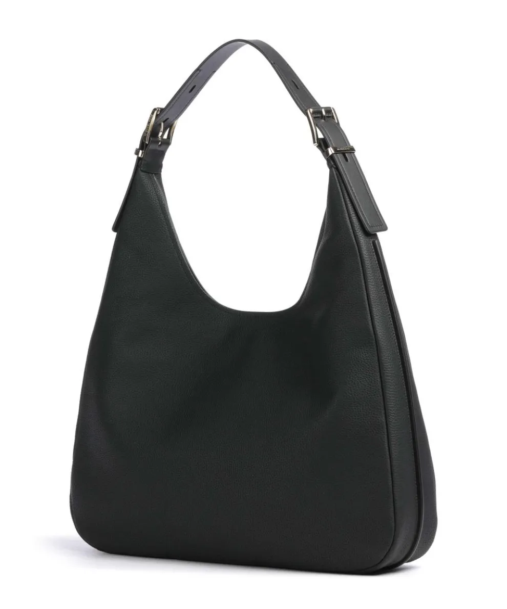 Nolita Beuteltasche genarbtes Rindsleder schwarz