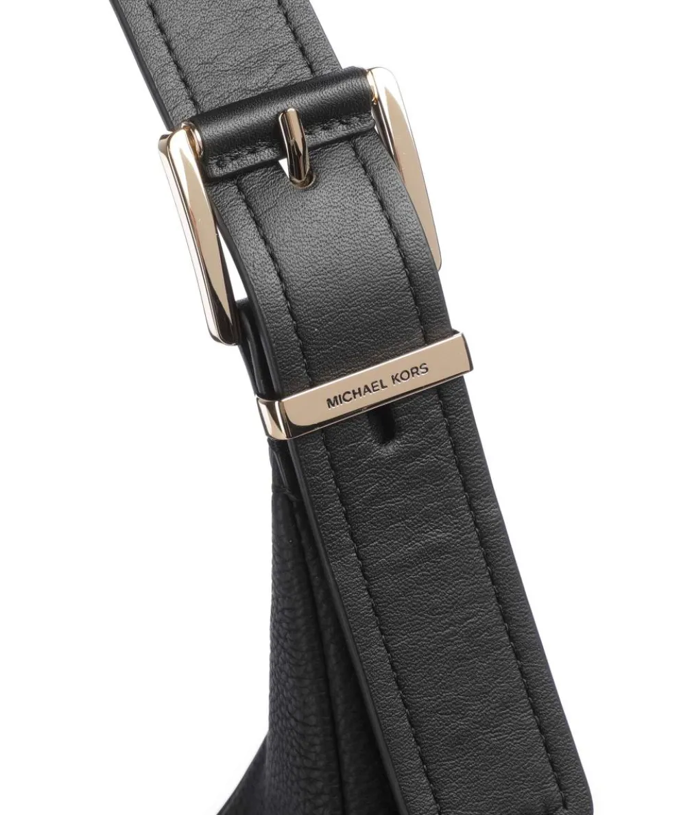 Nolita Beuteltasche genarbtes Rindsleder schwarz