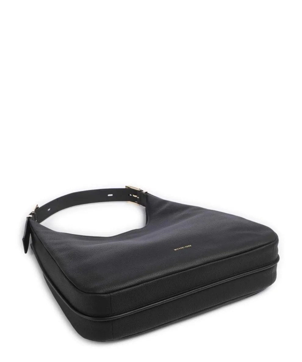 Nolita Beuteltasche genarbtes Rindsleder schwarz