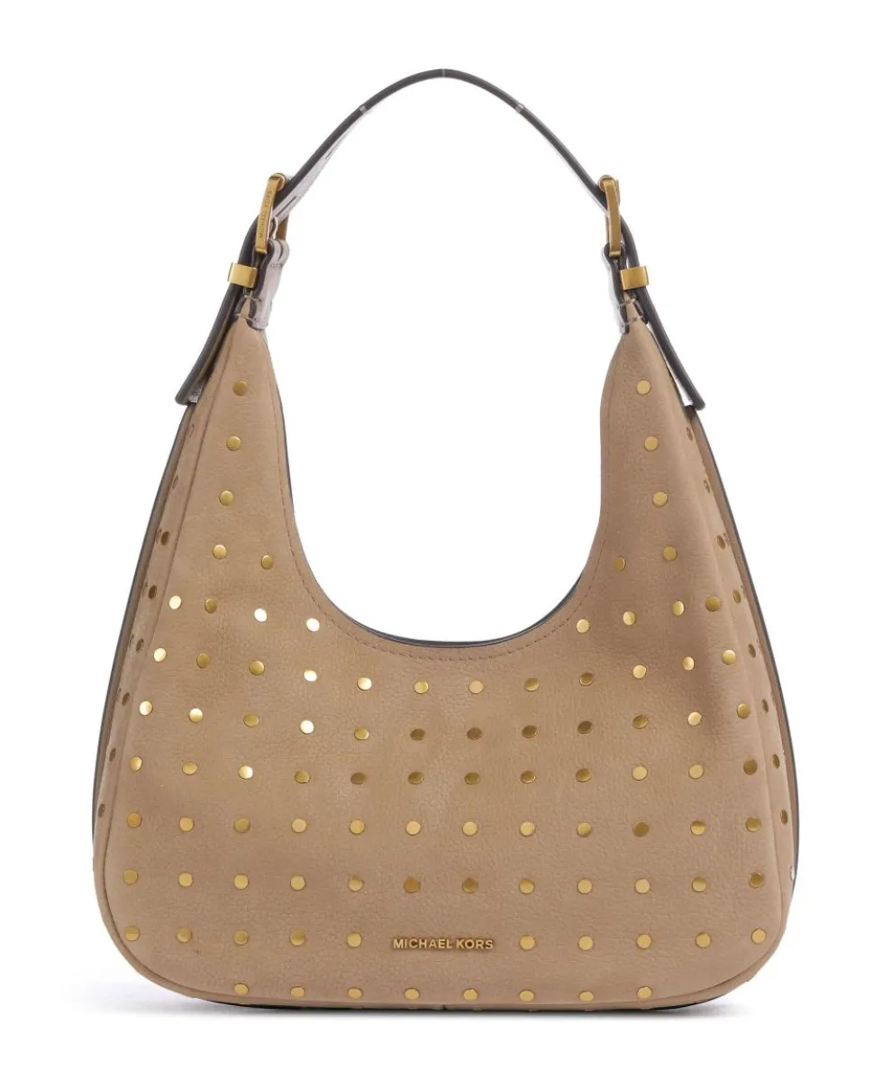 Nolita Beuteltasche genarbtes Rindsleder braun