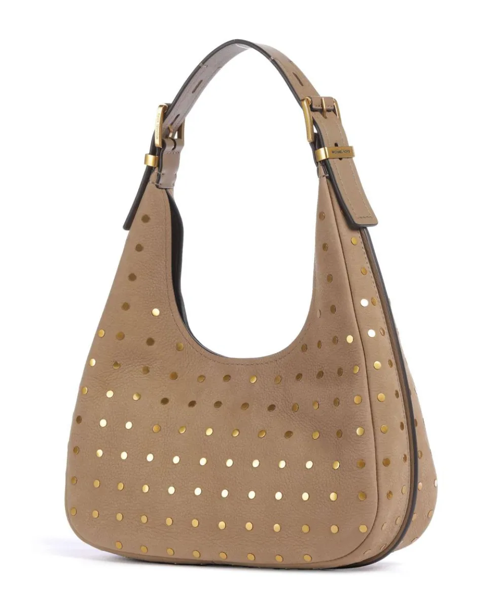 Nolita Beuteltasche genarbtes Rindsleder braun