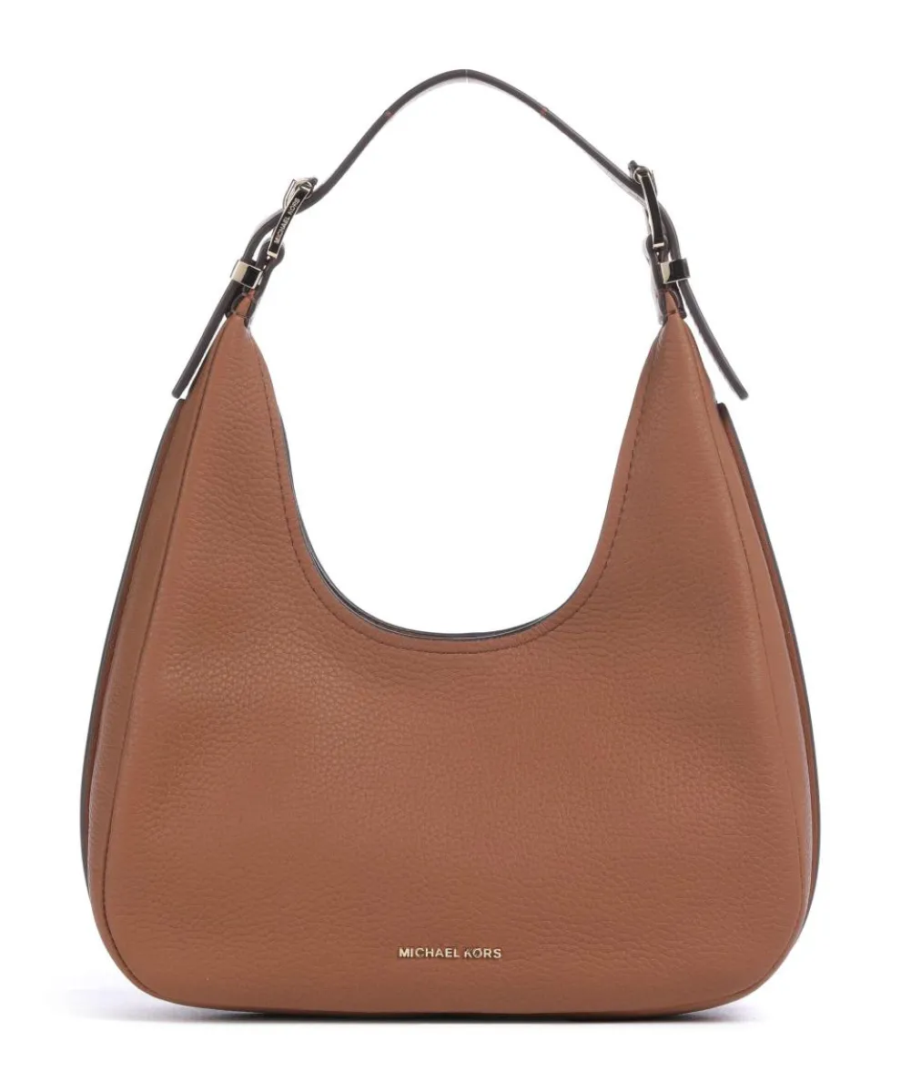 Nolita Beuteltasche genarbtes Rindsleder braun