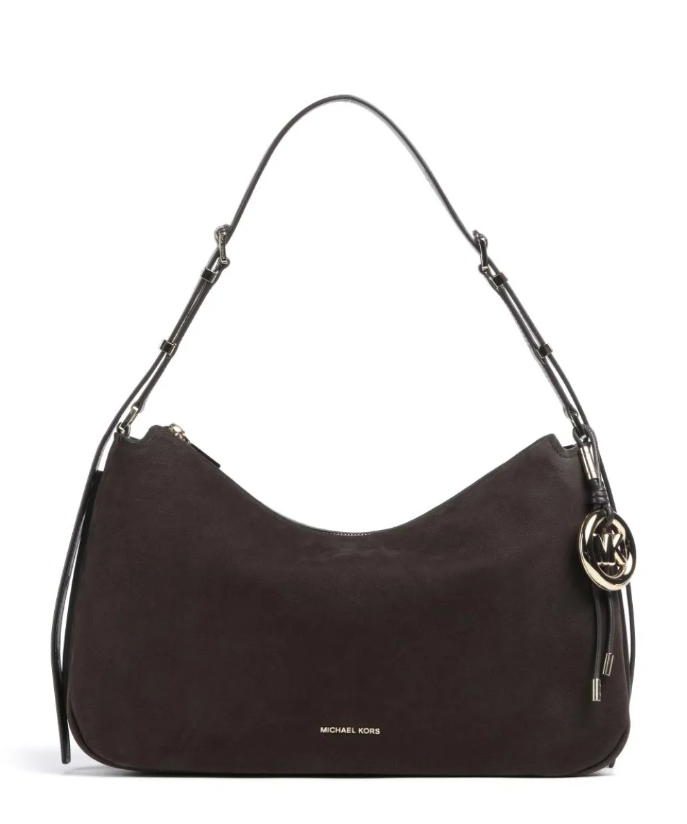 Nolita Medium Beuteltasche Nubuk Rindsleder dunkelbraun