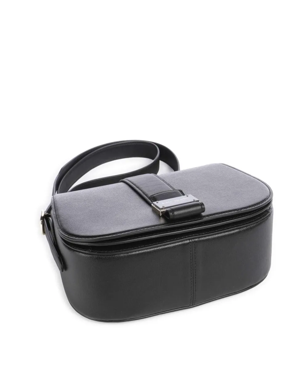 Nouveau Medium Umhängetasche fein genarbtes Rindsleder schwarz