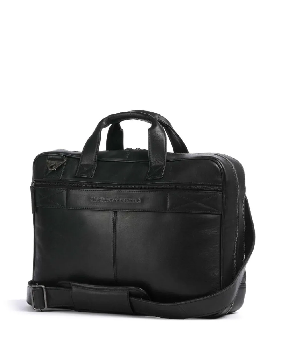 Novum Iseo Aktentasche 16″ Rindsleder schwarz