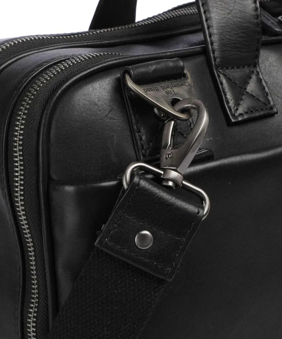 Novum Iseo Aktentasche 16″ Rindsleder schwarz