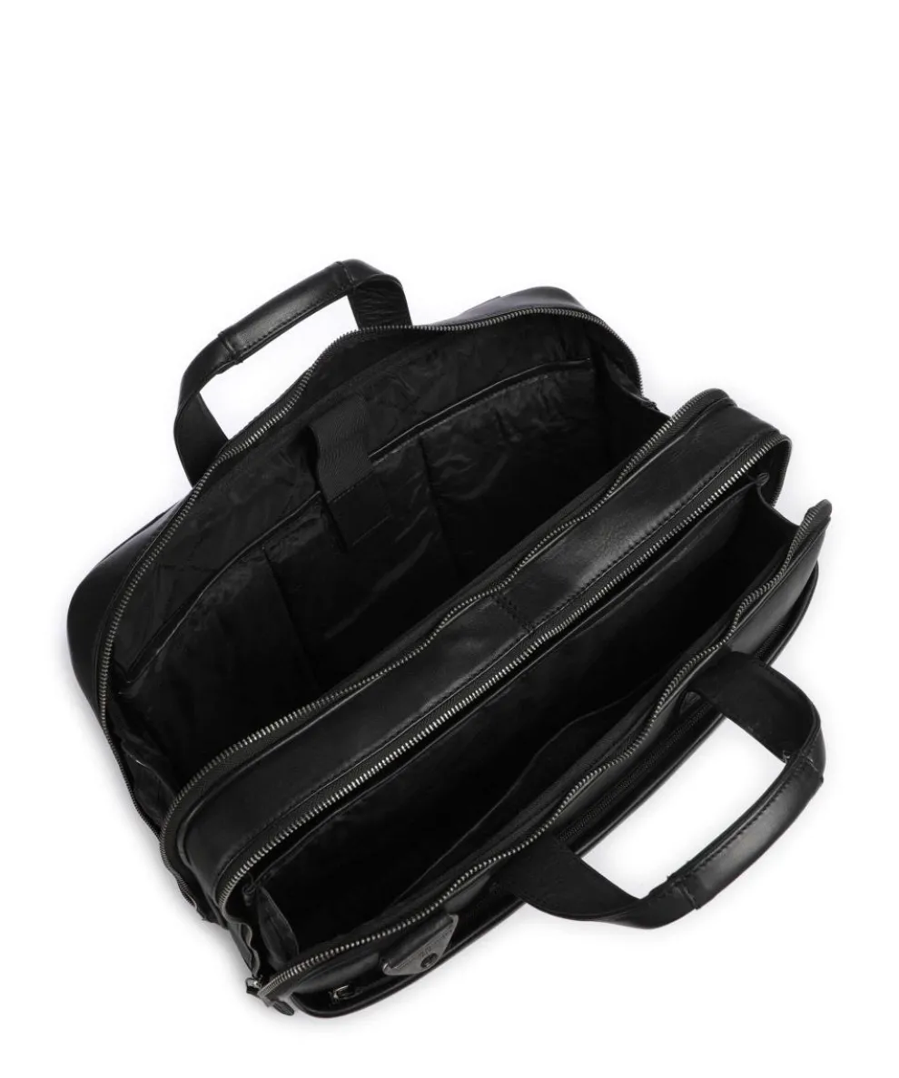 Novum Iseo Aktentasche 16″ Rindsleder schwarz