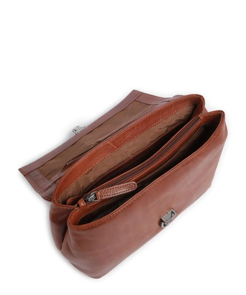 Novum Renata Umhängetasche Rindsleder cognac