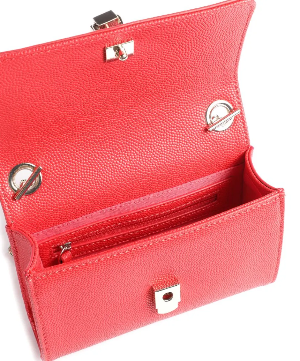 Divina Umhängetasche Lederimitat rot