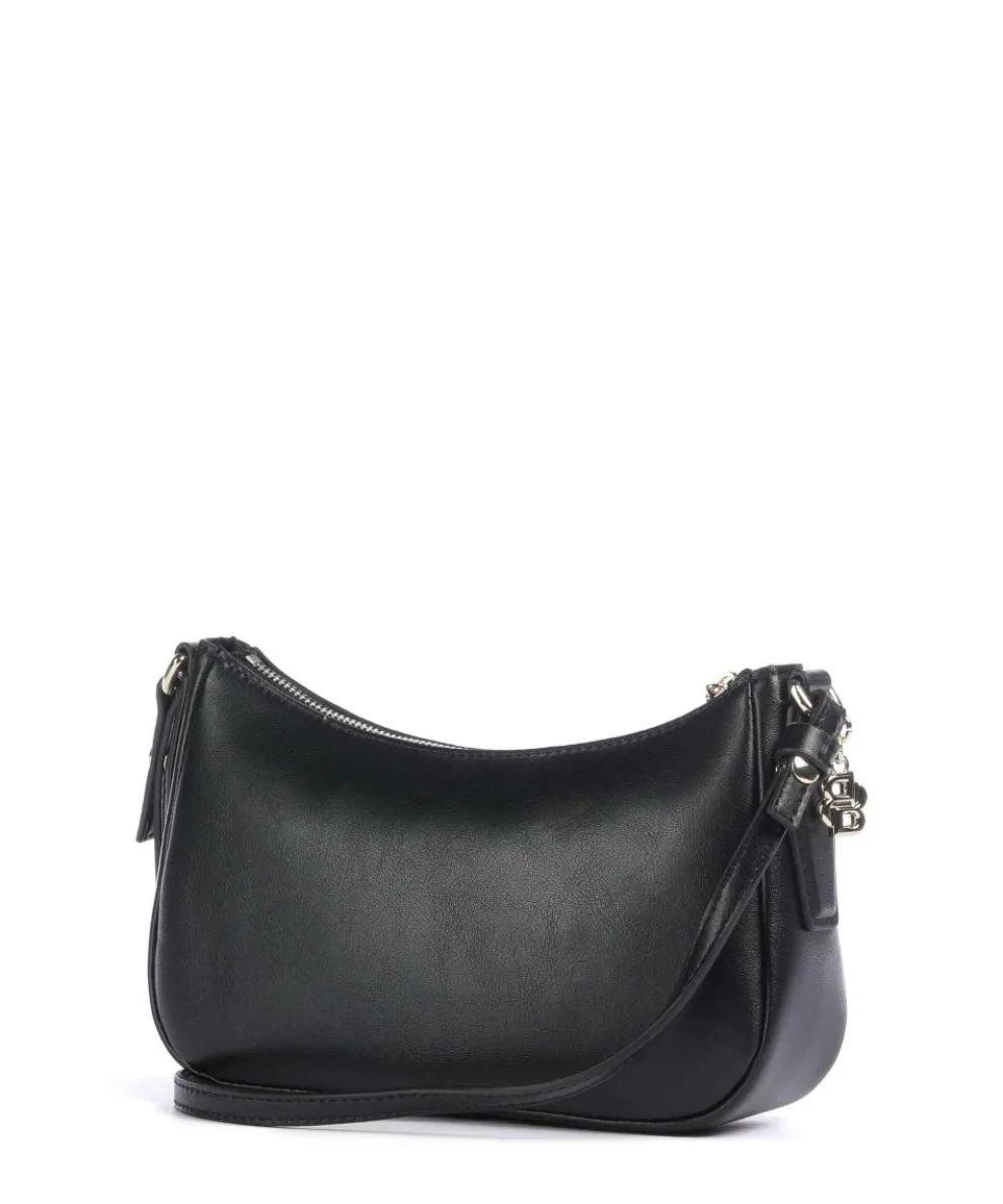 Numah Umhängetasche Lederfaserstoff schwarz