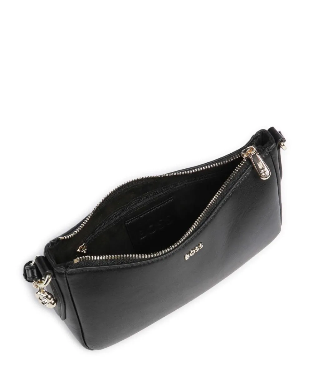 Numah Umhängetasche Lederfaserstoff schwarz