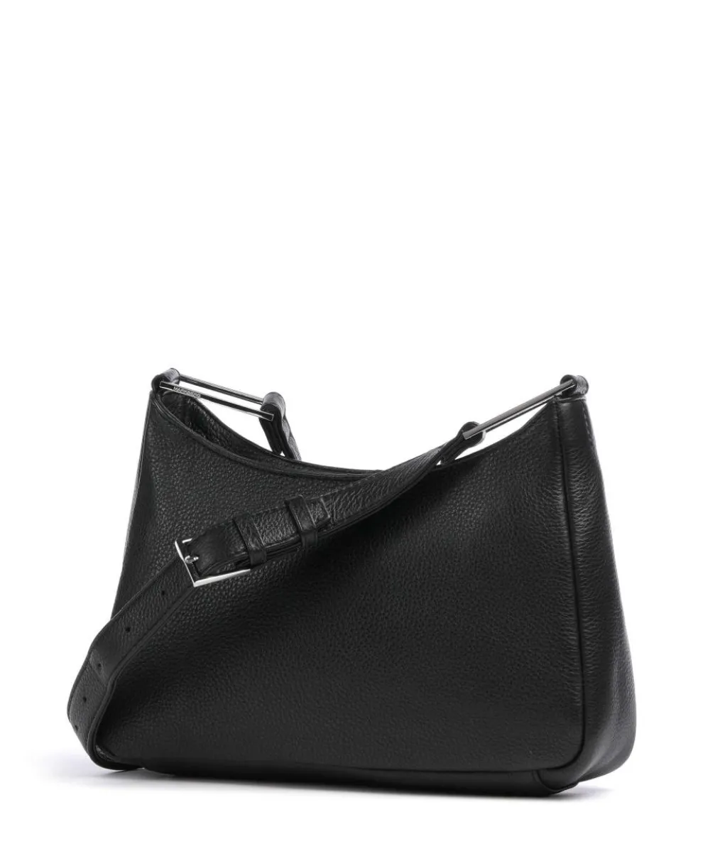 Nuria Umhängetasche genarbtes Rindsleder schwarz