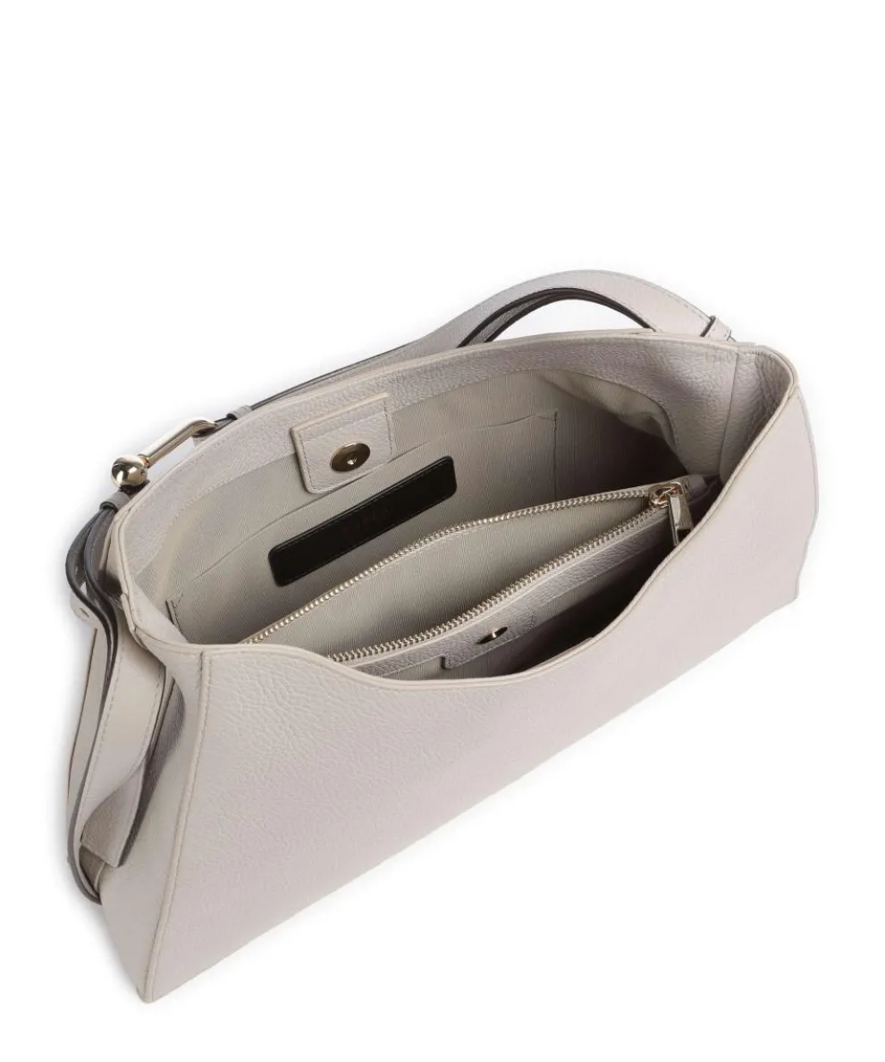 Nuvola L Beuteltasche genarbtes Rindsleder beige